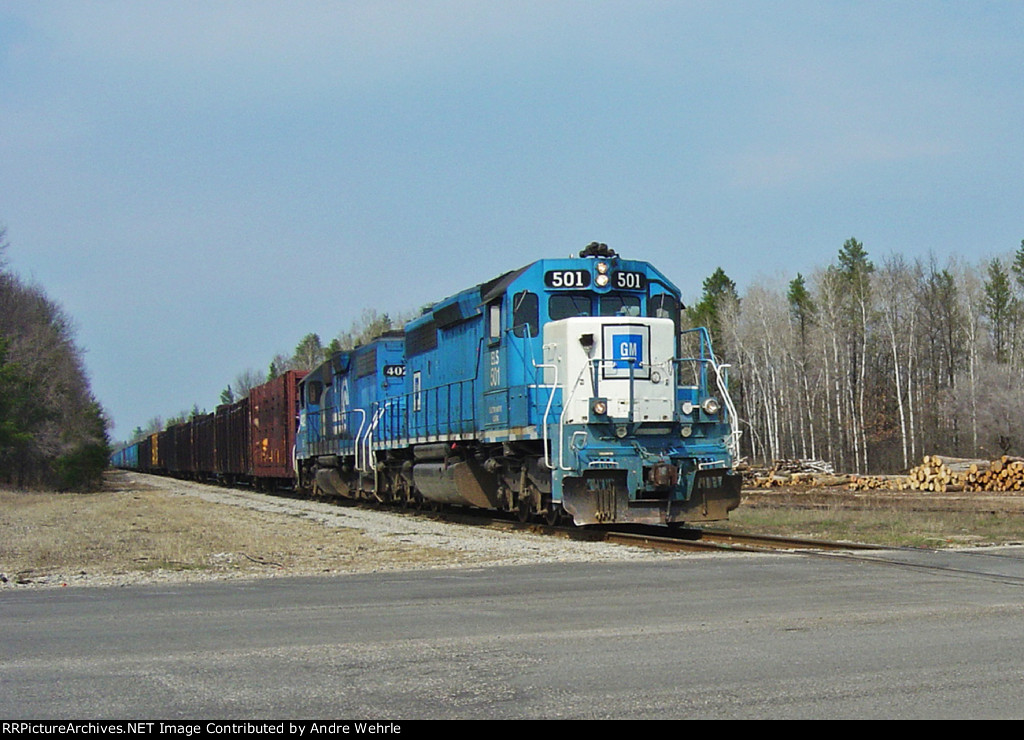 ELS 501 departs southbound